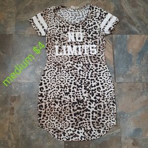 Animal print dress